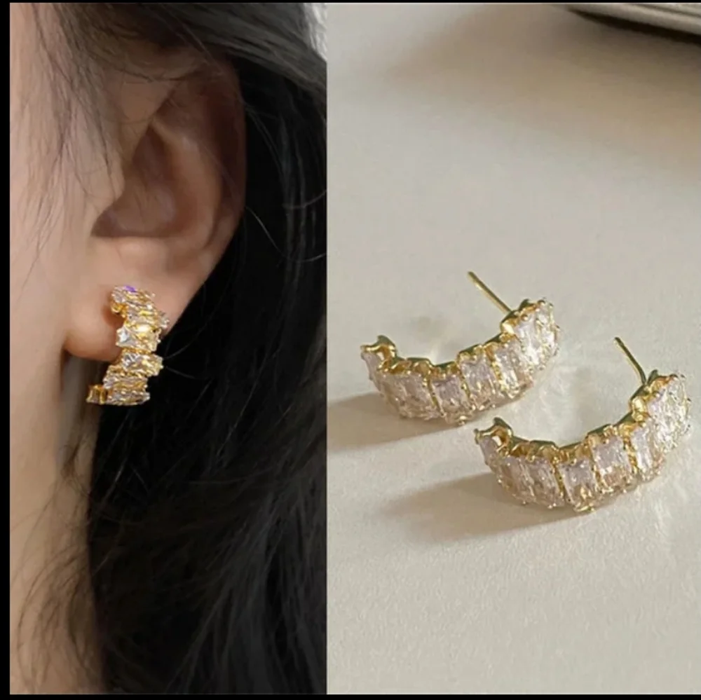 Gold plated earrings - Picture 3 of 6